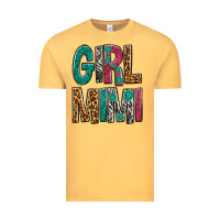 Vintage Mustard girl mimi Vintage Tee - NancyCooperArtShop