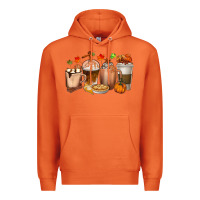 Carrot Pumpkin Spice Coffee Cups Premium Hoodie - texasbilliewilder