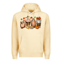Pina Colada Pumpkin Spice Coffee Cups Premium Hoodie - texasbilliewilder