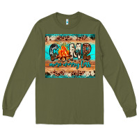 Army Green camp more worry less Long Sleeve Tee - JahusDesignShop