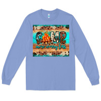 Colony Blue camp more worry less Long Sleeve Tee - JahusDesignShop