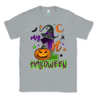 Heather Grey My first Halloween Classic Tee - NancyCooperArtShop
