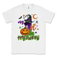White My first Halloween Classic Tee - NancyCooperArtShop