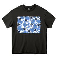 Asphalt distressed blueberry milkshake cowhide Heavy Core Tee - RanaPortraitStore
