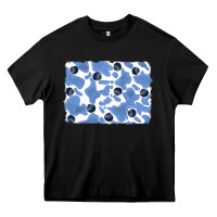 Distressed Blueberry Milkshake Cowhide Heavy Core Tee | Teevron