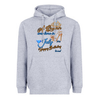 Heather Grey A Queen Was Born In July 24th Happy Birthday Heavyweight Hoodie - Bettercallsaul