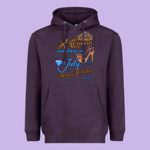 A Queen Was Born In July 24th Happy Birthday Heavyweight Hoodie Designed By Bettercallsaul