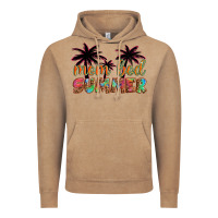 Vintage Coffee mom bod summer with palms Vintage Hoodie - Artiststas