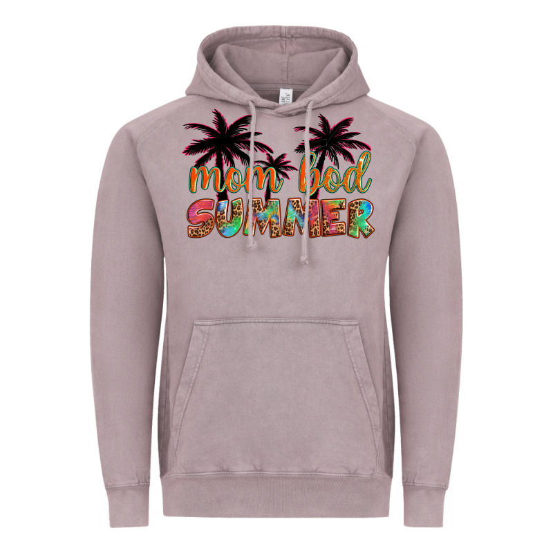 Mom Bod Summer With Palms Vintage Hoodie by Artiststas | Teevron