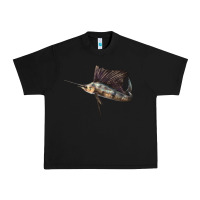 Black Atlantic Sailfish Illustrations Urban Heavy Tee - LillyAllenDesigns