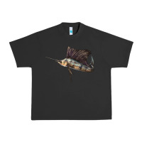 Pigment Black Atlantic Sailfish Illustrations Urban Heavy Tee - LillyAllenDesigns