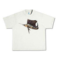 Pistachio Atlantic Sailfish Illustrations Urban Heavy Tee - LillyAllenDesigns
