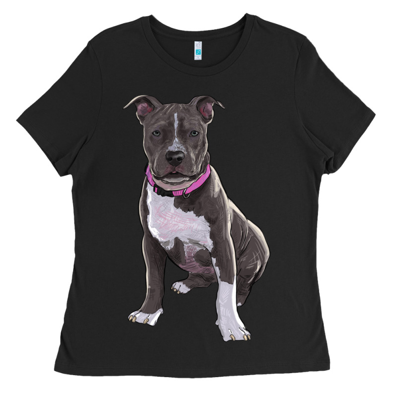Pitbull Ladies Tee by RanaPortraitStore | Teevron