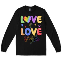 Black love is love pride Long Sleeve Tee - MaliasSmallBusiness