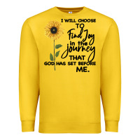 Lemon I Will Choose To Find Joy In The Journey That God Premium Sweatshirt - Bettercallsaul