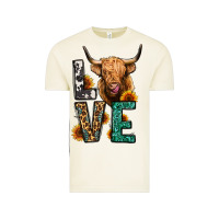Vintage Arctic love long haired cow Vintage Tee - Jasminsmagicworld