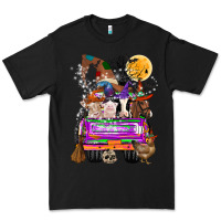 Black Hallloween Farm animals Truck Premium Tee - CowhideDigitalArt