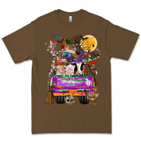 Cacao Hallloween Farm animals Truck Premium Tee - CowhideDigitalArt