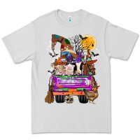 Dove Grey Hallloween Farm animals Truck Premium Tee - CowhideDigitalArt