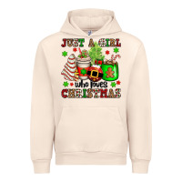 Sandshell just a girl who loves christmas Urban Hoodie - OliviaCreatesArt