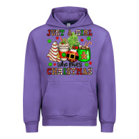 Tulip just a girl who loves christmas Urban Hoodie - OliviaCreatesArt