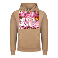Vintage Coffee pink snowgirls Vintage Hoodie - AdoDesignShop