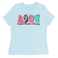 Baby Blue adon assistant director of nursing Ladies Tee - texasbilliewilder