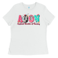 White adon assistant director of nursing Ladies Tee - texasbilliewilder