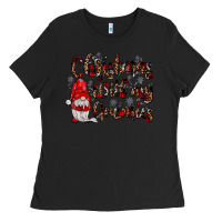 Black christmas with my gnomies Ladies Tee - JahusDesignShop