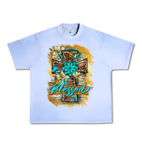 Grape Ice western cross blessed lily butterfly Urban Heavy Tee - BarkalooDesign
