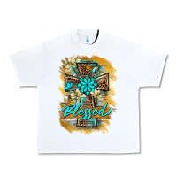 White western cross blessed lily butterfly Urban Heavy Tee - BarkalooDesign