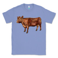 Colony Blue red angus cow Classic Tee - LillyAllenDesigns