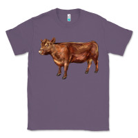 Lavender red angus cow Classic Tee - LillyAllenDesigns