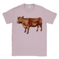 Lilac red angus cow Classic Tee - LillyAllenDesigns