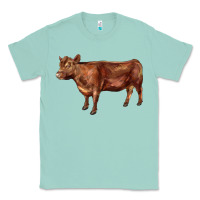 Seafoam red angus cow Classic Tee - LillyAllenDesigns