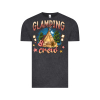 Vintage Black glamping crew Vintage Tee - NancyCooperArtShop