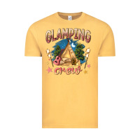 Vintage Mustard glamping crew Vintage Tee - NancyCooperArtShop