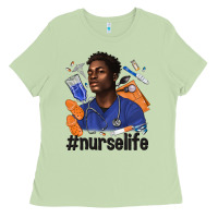 Matcha afro man nurse life Ladies Tee - texasbilliewilder