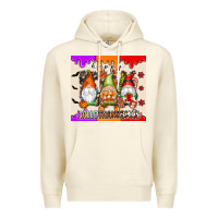 Sandshell Happy Hallothanksmas gnomes Premium Hoodie - texasbilliewilder