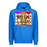 True Royal Happy Hallothanksmas gnomes Premium Hoodie - texasbilliewilder