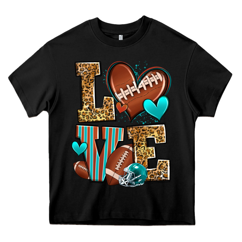 Love American Football Heavy Core Tee by Zillion Design Studio | Teevron
