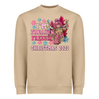 Mushroom i'm freakin freezin christmas 2023 Heavyweight Sweatshirt - NancyCooperArtShop