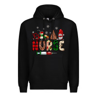 Black nurse Christmas Premium Hoodie - JahusDesignShop