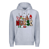 Heather Grey nurse Christmas Premium Hoodie - JahusDesignShop