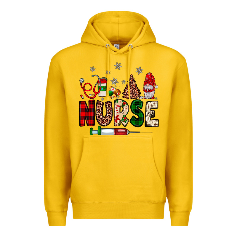 Nurse Christmas Premium Hoodie by JahusDesignShop | Teevron