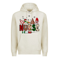 Oatmeal Heather nurse Christmas Premium Hoodie - JahusDesignShop
