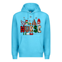 Ocean Blue nurse Christmas Premium Hoodie - JahusDesignShop