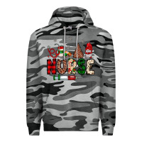 Slate Camo nurse Christmas Premium Hoodie - JahusDesignShop