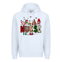 White nurse Christmas Premium Hoodie - JahusDesignShop