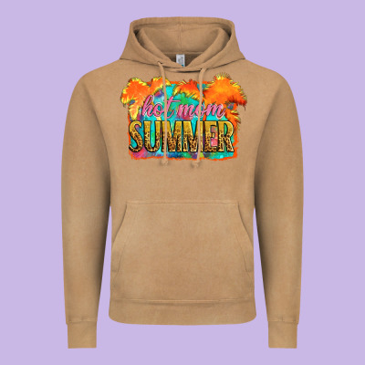 Hot Mom Summer Vintage Hoodie Designed By Artiststas